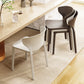 Contemporary Indoor Plastic Wingback Stackable Armless Dining Side Chair Clearhalo 'Dining Chairs' 'Dining Tables & Seating' 'dining_chair' 'furn' 'furn_dining_chair' 'Furniture' 'Kitchen & Dining Furniture' 7718135