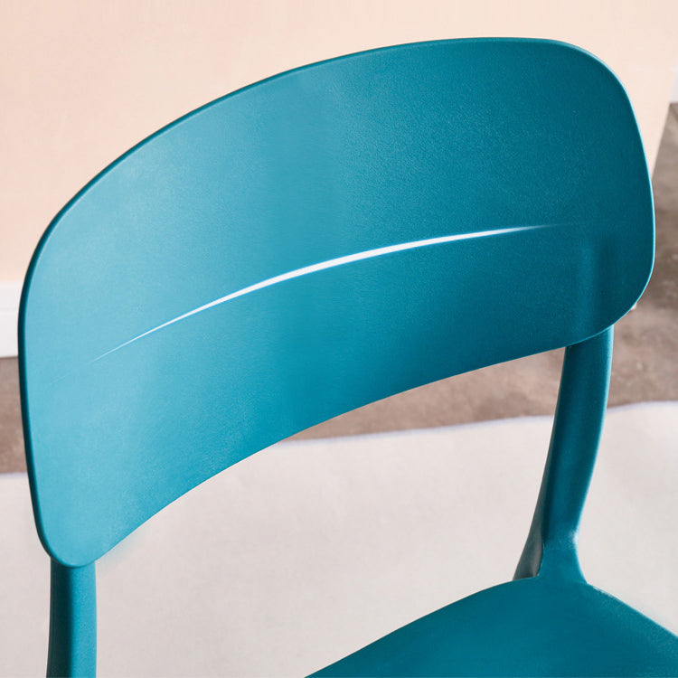 Modern Indoor-Outdoor Plastic Open Back Stackable Dining Side Chair Clearhalo 'Dining Chairs' 'Dining Tables & Seating' 'dining_chair' 'furn' 'furn_dining_chair' 'Furniture' 'Kitchen & Dining Furniture' 7718199