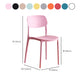 Modern Indoor-Outdoor Plastic Open Back Stackable Dining Side Chair Clearhalo 'Dining Chairs' 'Dining Tables & Seating' 'dining_chair' 'furn' 'furn_dining_chair' 'Furniture' 'Kitchen & Dining Furniture' 7718220