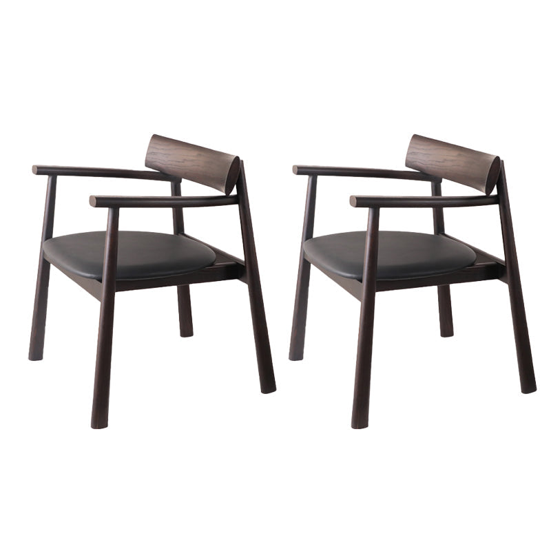 Chaises de restauration à ossature en bois massif ouvert de style moderne pour usage domestique