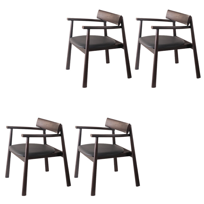 Chaises de restauration à ossature en bois massif ouvert de style moderne pour usage domestique