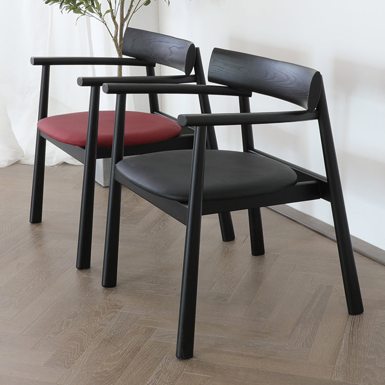 Chaises de restauration à ossature en bois massif ouvert de style moderne pour usage domestique