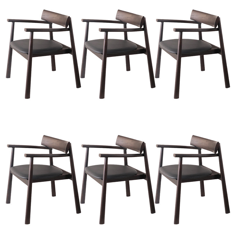 Chaises de restauration à ossature en bois massif ouvert de style moderne pour usage domestique