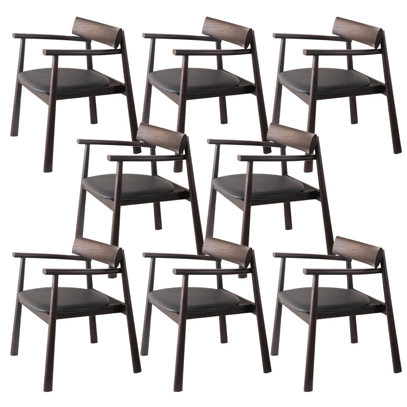 Chaises de restauration à ossature en bois massif ouvert de style moderne pour usage domestique