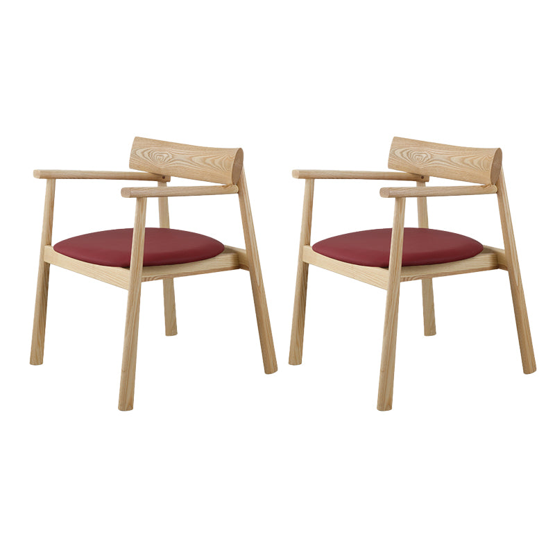 Chaises de restauration à ossature en bois massif ouvert de style moderne pour usage domestique