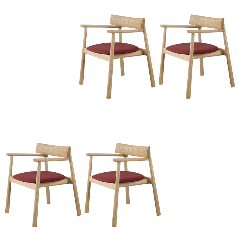 Chaises de restauration à ossature en bois massif ouvert de style moderne pour usage domestique