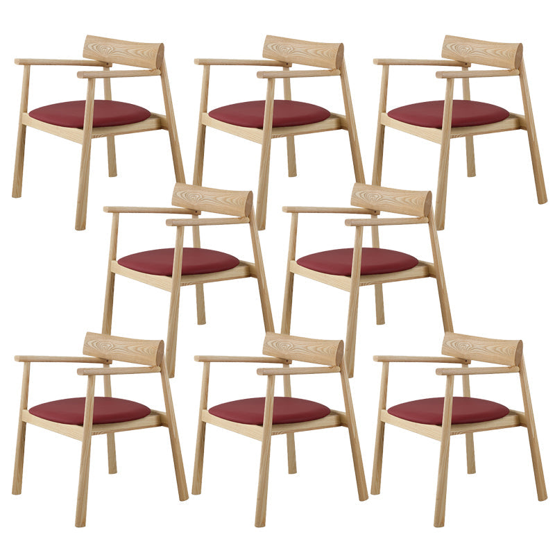 Chaises de restauration à ossature en bois massif ouvert de style moderne pour usage domestique