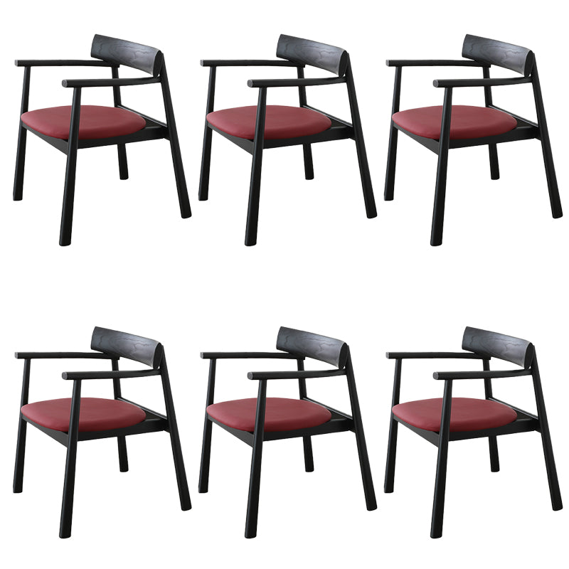 Chaises de restauration à ossature en bois massif ouvert de style moderne pour usage domestique