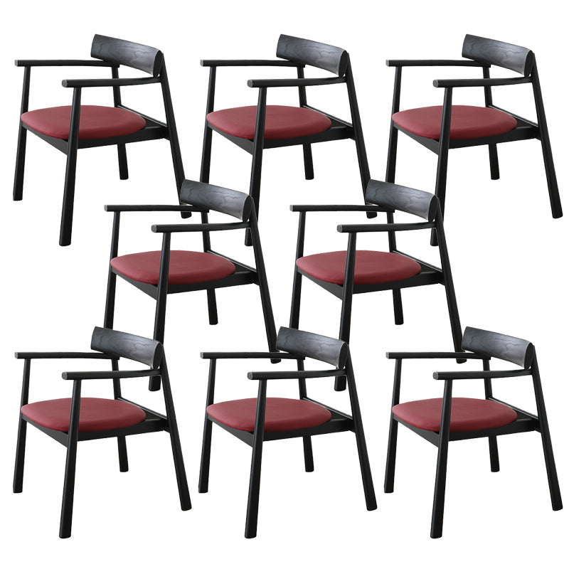 Chaises de restauration à ossature en bois massif ouvert de style moderne pour usage domestique