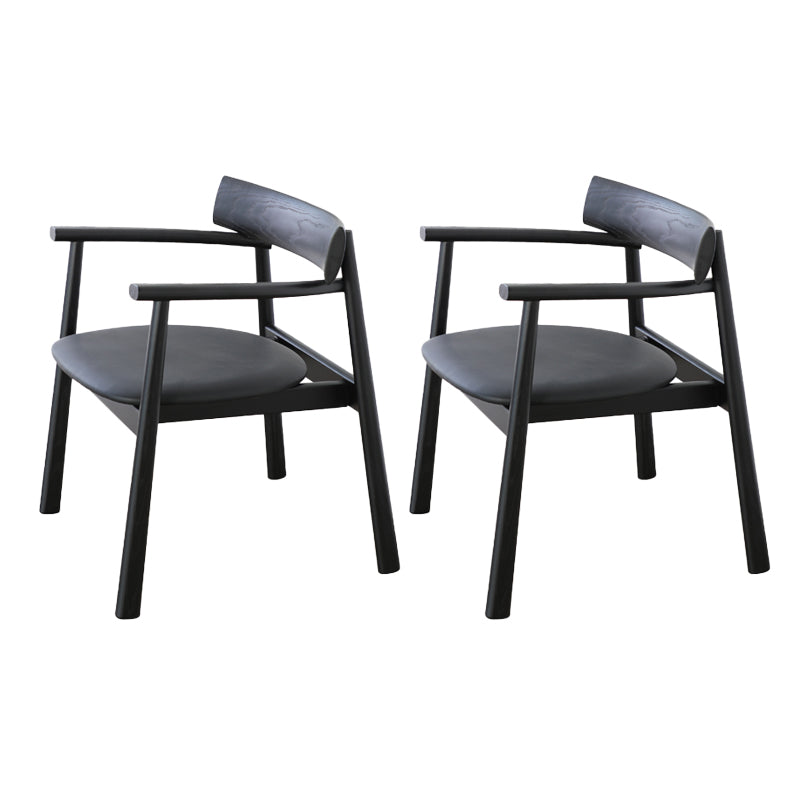 Chaises de restauration à ossature en bois massif ouvert de style moderne pour usage domestique