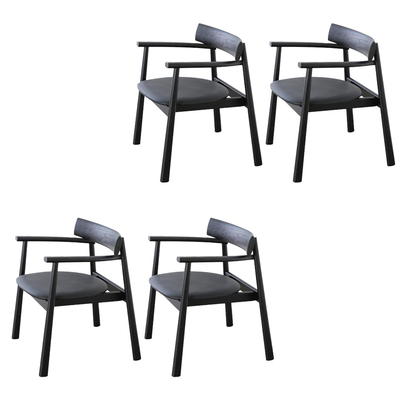 Chaises de restauration à ossature en bois massif ouvert de style moderne pour usage domestique