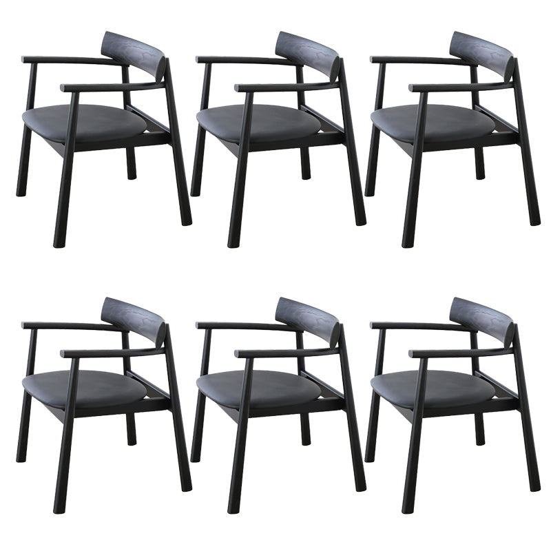 Chaises de restauration à ossature en bois massif ouvert de style moderne pour usage domestique