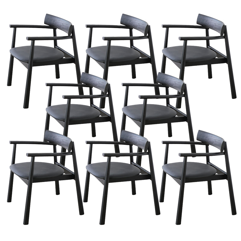 Chaises de restauration à ossature en bois massif ouvert de style moderne pour usage domestique