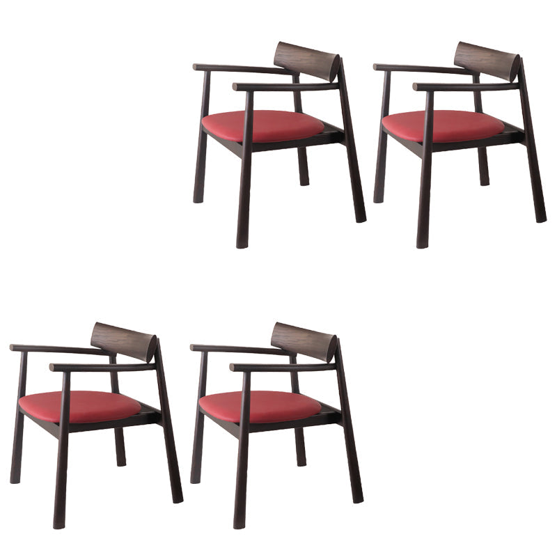 Chaises de restauration à ossature en bois massif ouvert de style moderne pour usage domestique