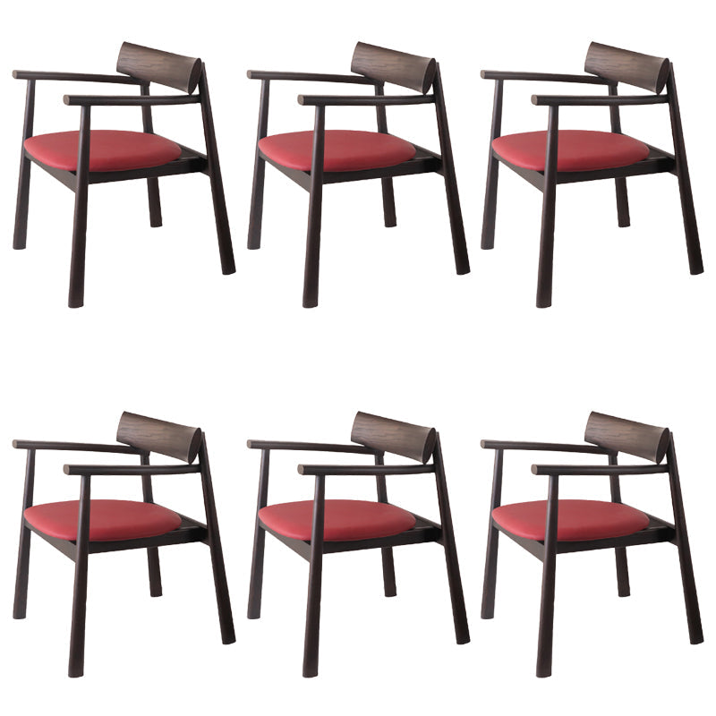 Chaises de restauration à ossature en bois massif ouvert de style moderne pour usage domestique