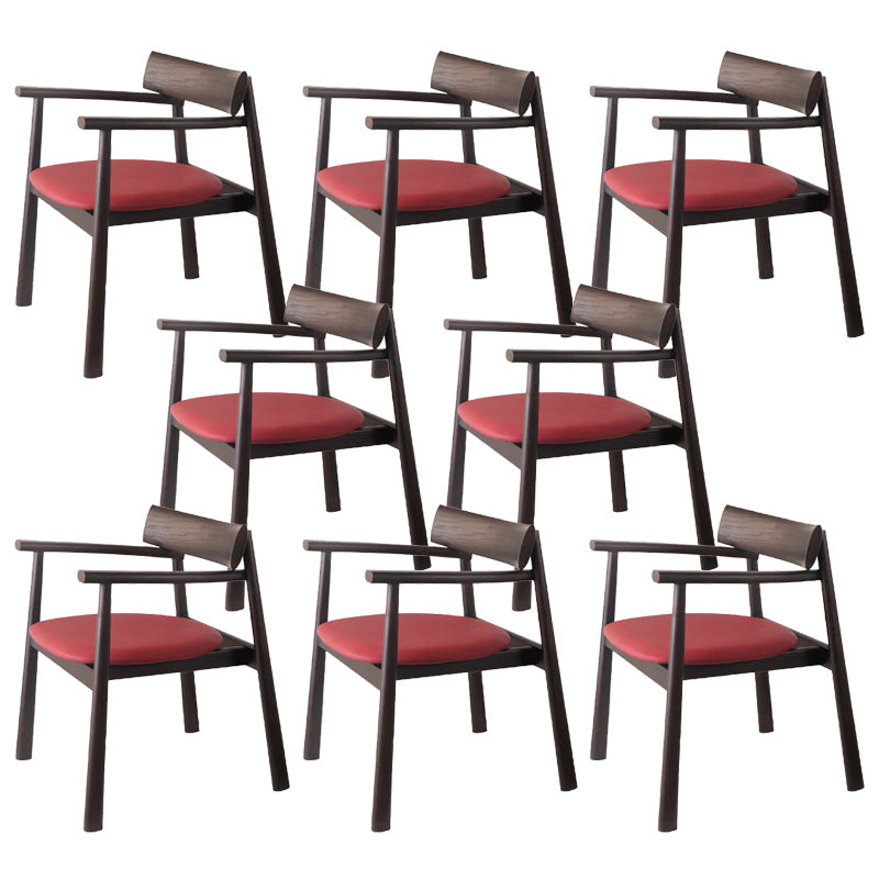 Chaises de restauration à ossature en bois massif ouvert de style moderne pour usage domestique