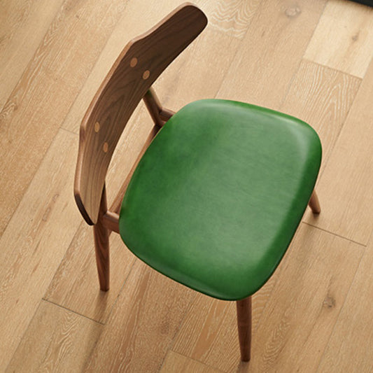 Zeitgenössischer Innenholz offen gepolsterte Seitenstuhl offen