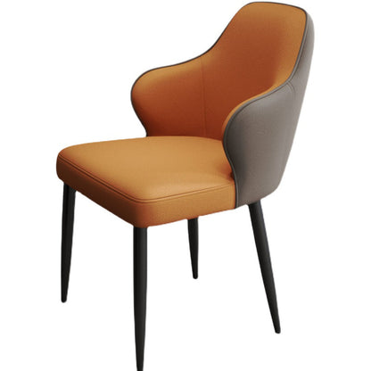 Moderne stijl lederen Parsons gestoffeerde huis voor huis Dining zijstoel