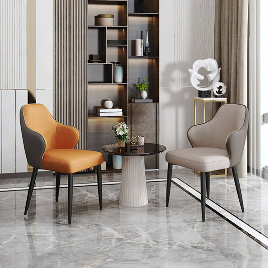 Moderner Leder -Parsons gepolsterte Haus für Hausstuhl gepolstert