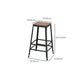 Industrial Metal Legs Indoor Bar Stool Black Base with Footrest