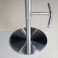 Modern Style Rotatable Backrest Counter High Stool with Leather Cushion