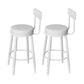 Modern Metal Legs Upholstered Indoor Bar Stool with Footrest