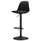Modern Bucket Adjustable Height Swivel Bar Stool with Metal Base