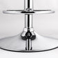 Modern Bucket Adjustable Height Swivel Bar Stool with Metal Base