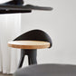 Contemporary Counter Height Stools with Low Back for Living Room