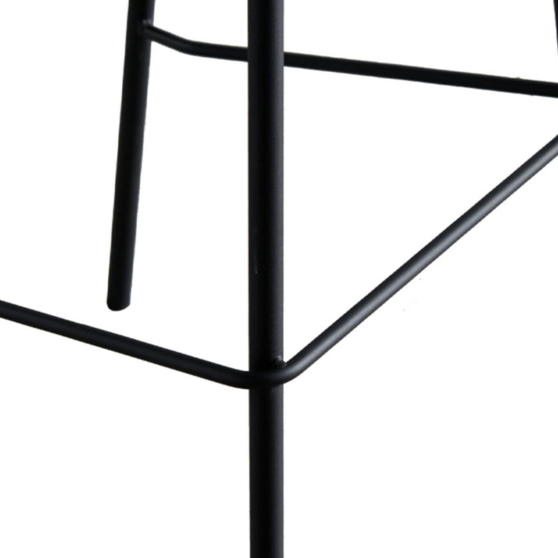 Industriële binnenplastic kuipstoelbalkruk met voetsteun