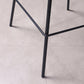 Industrial Metal Legs Faux Leather Indoor Bar Stool with Footrest