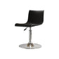Modern Adjustable Height Swivel Plastic Low Back Bar Stool with Footrest Clearhalo 'Bar Furniture' 'Bar Stools' 'bar_stools' 'furn' 'furn_bar_stools' 'Furniture' 'Kitchen & Dining Furniture' 7718874