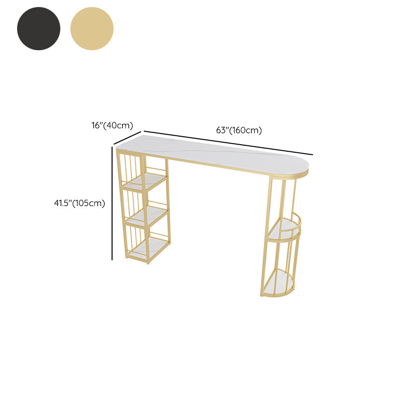 Contemporary Style 1/2/3 Pieces Specialty Stone Bar Table Set for Indoor