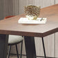 Rechthoekige grenen massief houten schraagbasis bartafel voor keukeneetkamer