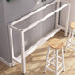 Contemporary Manufactured Wood Bar Table with Metal Base for Home Clearhalo 'Bar Furniture' 'Bar Tables' 'bar_tables' 'furn' 'furn_bar_tables' 'Furniture' 'Kitchen & Dining Furniture' 7719230