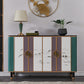 Contemporary & Modern Style Wood Buffet Sideboard with Cabinets Clearhalo 'buffet_sideboard' 'Buffets & Sideboards' 'furn' 'furn_buffet_sideboard' 'Furniture' 'Kitchen & Dining Furniture' 7719345