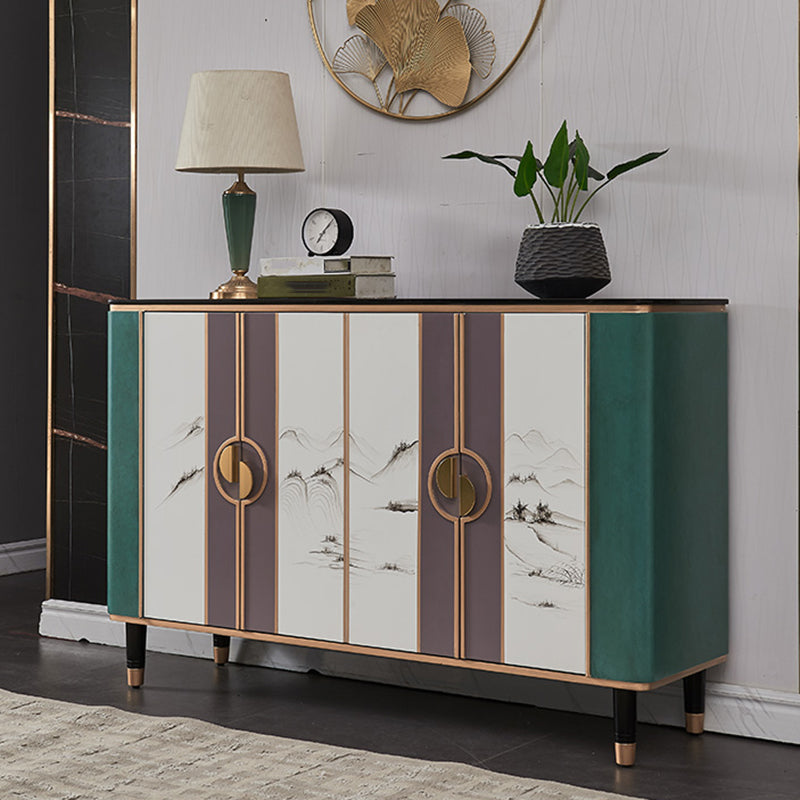Contemporary & Modern Style Wood Buffet Sideboard with Cabinets Clearhalo 'buffet_sideboard' 'Buffets & Sideboards' 'furn' 'furn_buffet_sideboard' 'Furniture' 'Kitchen & Dining Furniture' 7719346