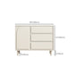 Contemporary Wooden White Sideboard Cabinet with Doors and Drawers Clearhalo 'buffet_sideboard' 'Buffets & Sideboards' 'furn' 'furn_buffet_sideboard' 'Furniture' 'Kitchen & Dining Furniture' 7719444