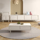 Console TV TV contemporanea console TV White TV con le porte