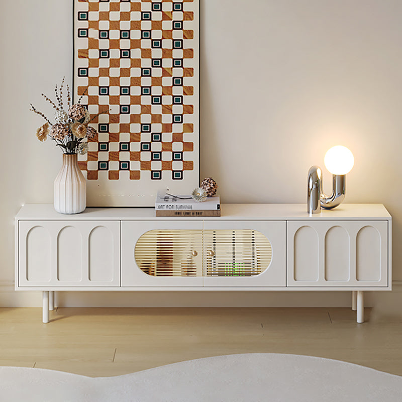 Modern TV Console Wooden Media Console TV Stand with 2 Drawers 71"L x 12"W x 18"H Clearhalo 'furn' 'furn_tv_stands_entertainment_centers' 'Furniture' 'Living Room Furniture' 'TV Stands & Entertainment Centers' 'TV Stands & Media Storage Furniture' 'tv_stands_entertainment_centers' 7723081