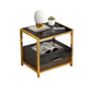 Table de chevet de table de rangement ouvert contemporain