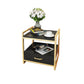 Table de chevet de table de rangement ouvert contemporain