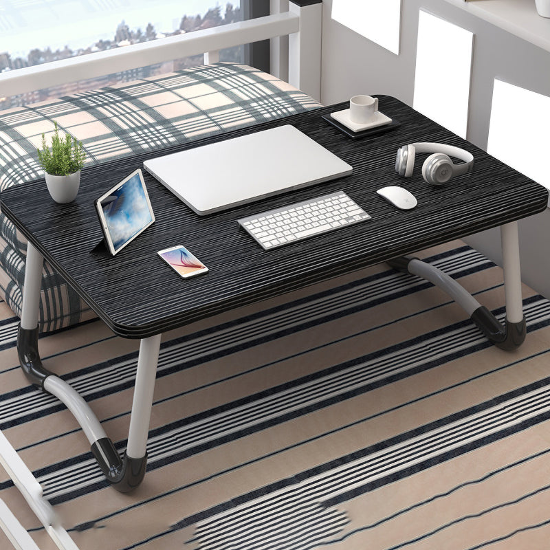 Table d'ordinateur portable de bureau de forme rectangulaire bureau en bois en noir / vert / rose / blanc