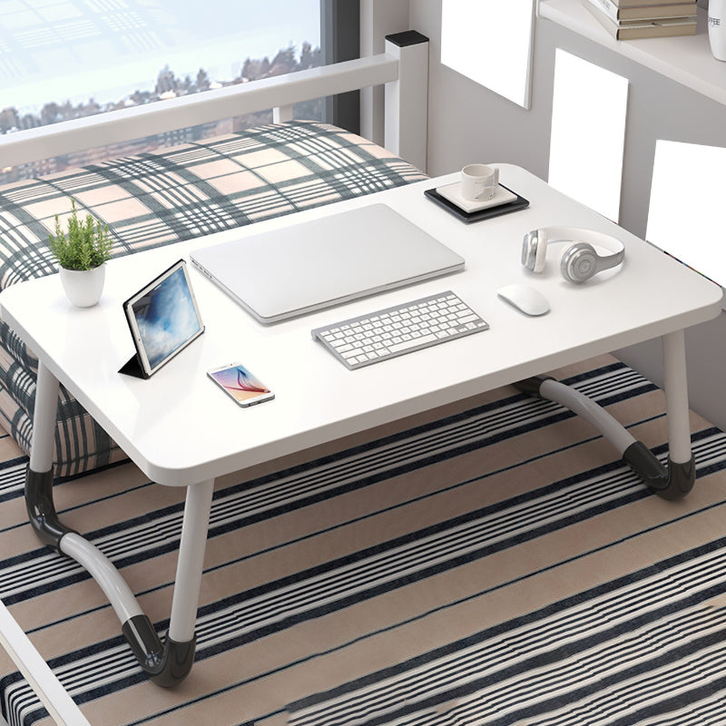 Table d'ordinateur portable de bureau de forme rectangulaire bureau en bois en noir / vert / rose / blanc