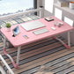 Table d'ordinateur portable de bureau de forme rectangulaire bureau en bois en noir / vert / rose / blanc