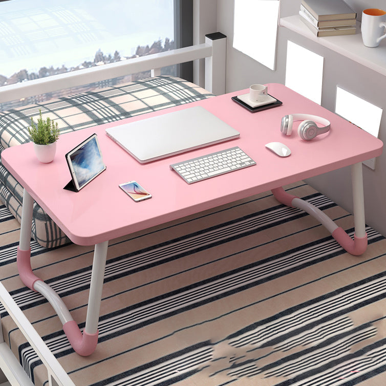Table d'ordinateur portable de bureau de forme rectangulaire bureau en bois en noir / vert / rose / blanc