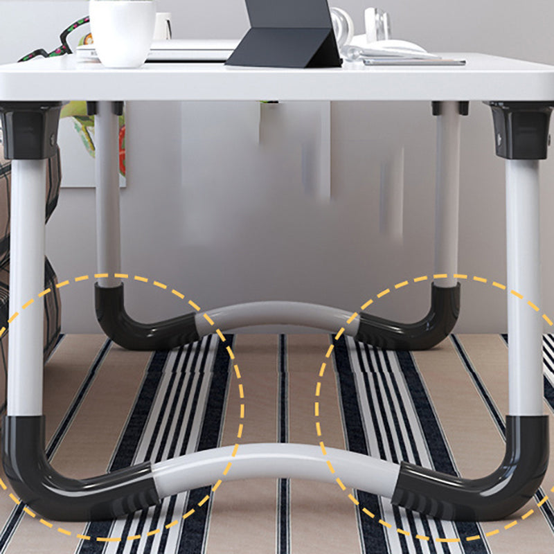 Table d'ordinateur portable de bureau de forme rectangulaire bureau en bois en noir / vert / rose / blanc