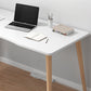 Scrivania del dormitorio di stile semplice gambe in legno parsons scrivania per computer