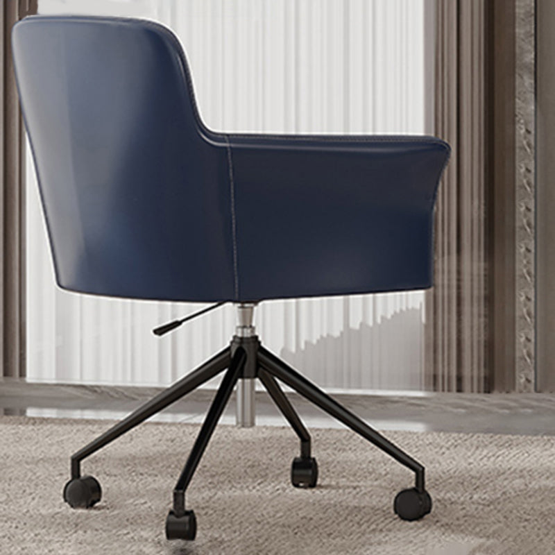 ミッドバックオフィスチェアコンテンポラリースイベルローリングタスクチェア