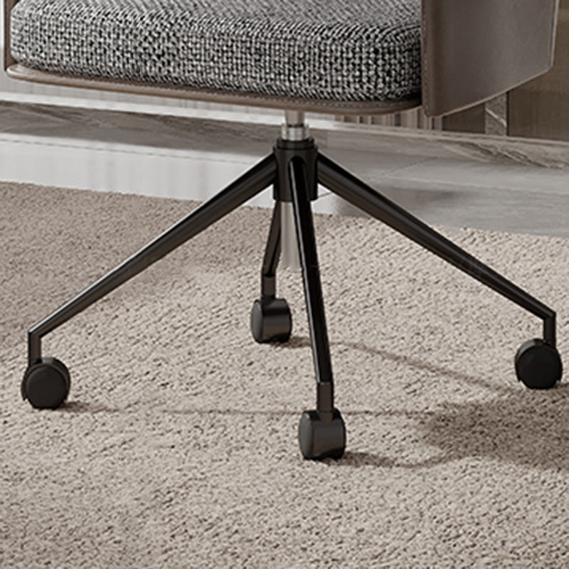 ミッドバックオフィスチェアコンテンポラリースイベルローリングタスクチェア